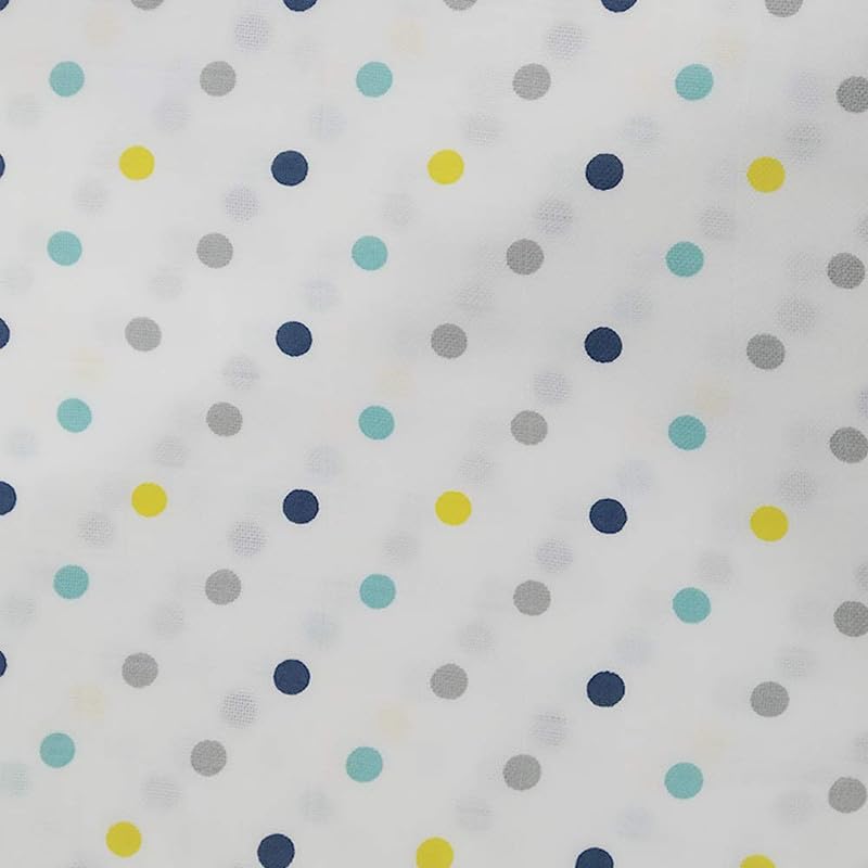 Organic Cotton Muslin Baby Bath Towel 200 Gsm | Cotton Cloth Premium Baby Washable Reusable, Absorbent, Extra Soft (Kite Star & Multi Dot)- Pack Of 2