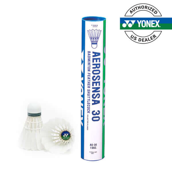Yonex Aerosensa 30 Badminton Feather Shuttlecocks , Pack Of 12 | White , Made With Premium Quality Material