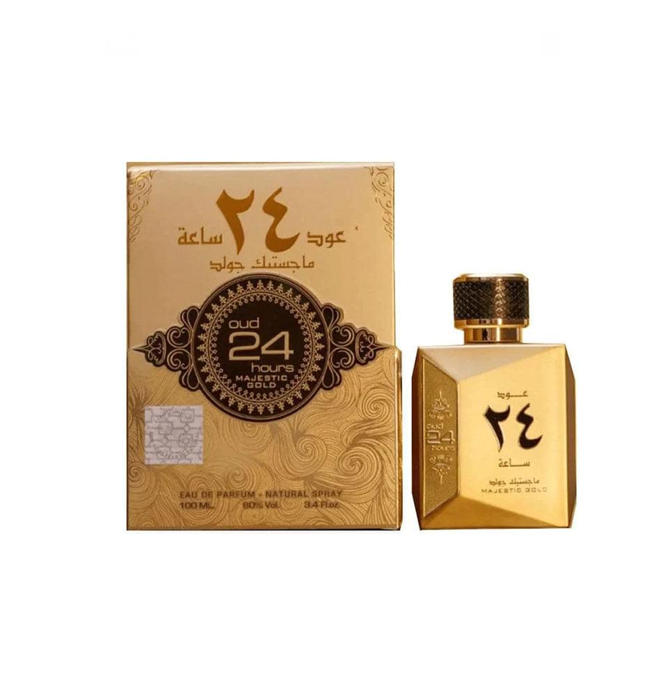 Ard Al Zaafaran Oud 24 Hours Majestic Gold Eau De Parfum 100ml 3.4 Fl.oz. For Men & Women | Long Lasting