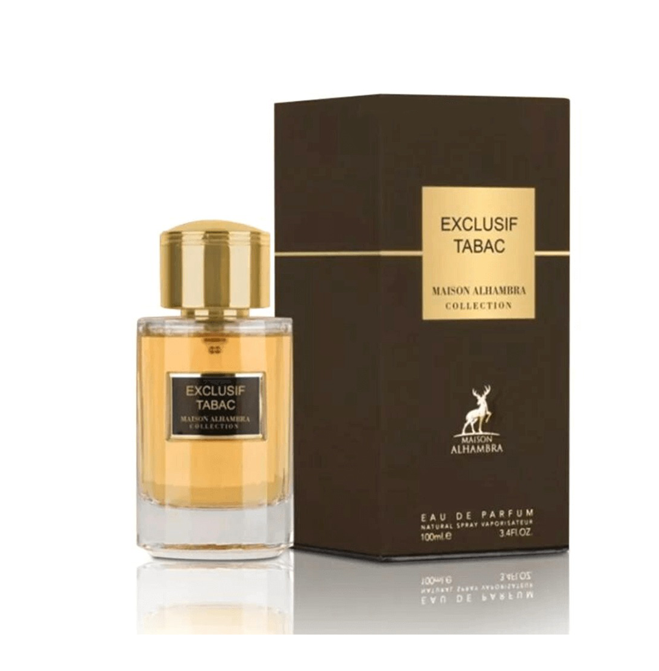 EXCLUSIF TABAC BY MAISON ALHAMBRA EAU DE PARFUM FOR UNISEX 100ML 3.4 FL.OZ.