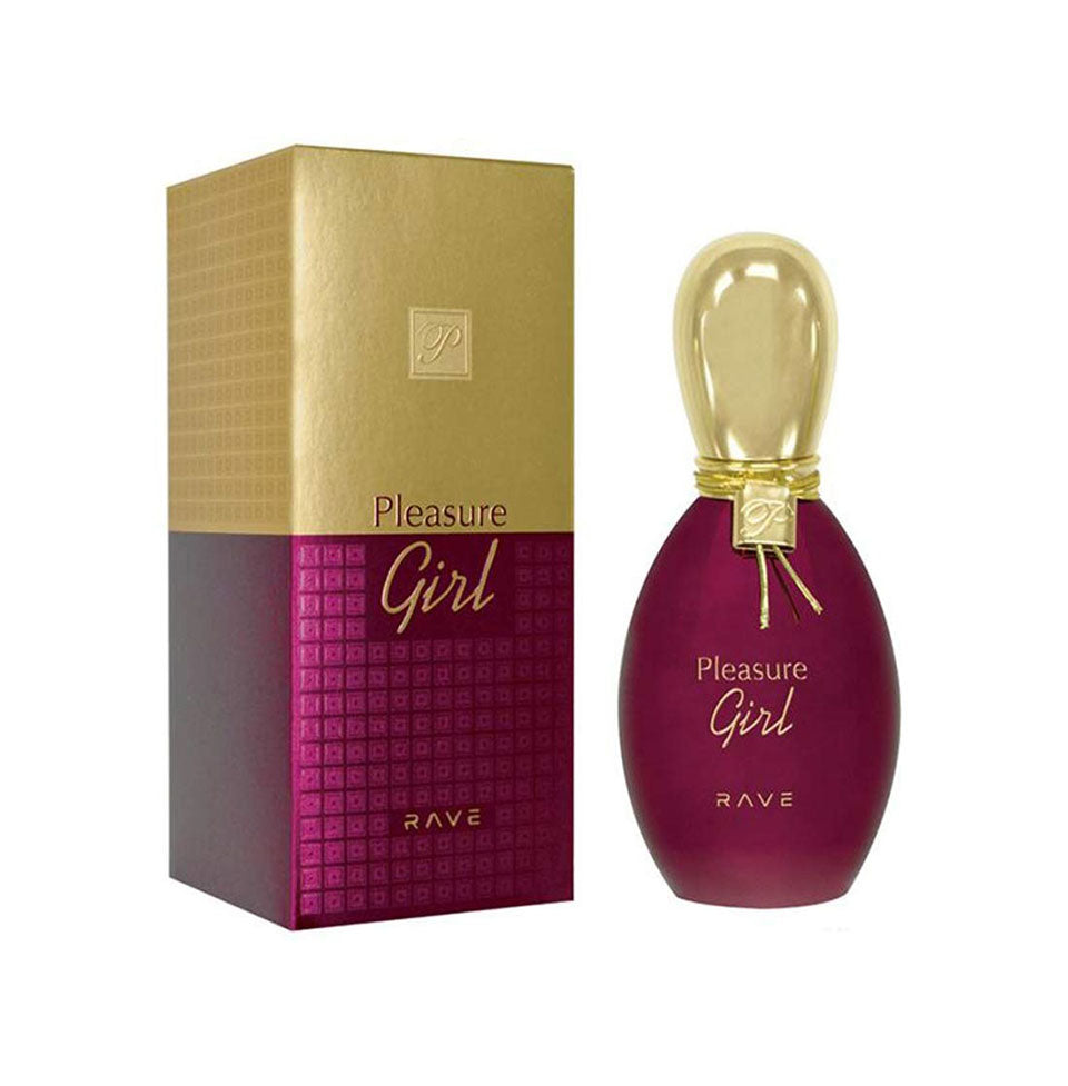 Rave Pleasure Girl Eau De Parfum 100ml 3.4 Fl.oz. Women Luxury Fragrance | Long Lasting
