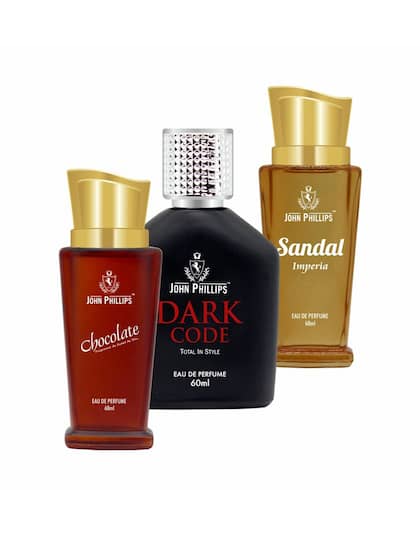 John Phillips Chocolate + Dark Code + Sandal Eau De Parfum 60ml 2 Fl.oz. Each Pack Of 2 For Men & Women