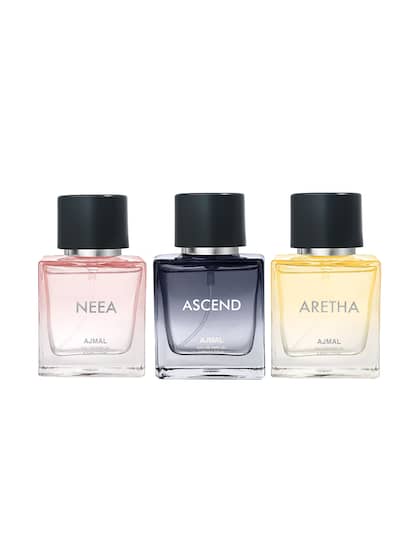 Ajmal Neea , Ascend & Aretha Eau De Parfum 50ml 1.6 Fl.oz. Each Pack Of 3 | For Men & Women