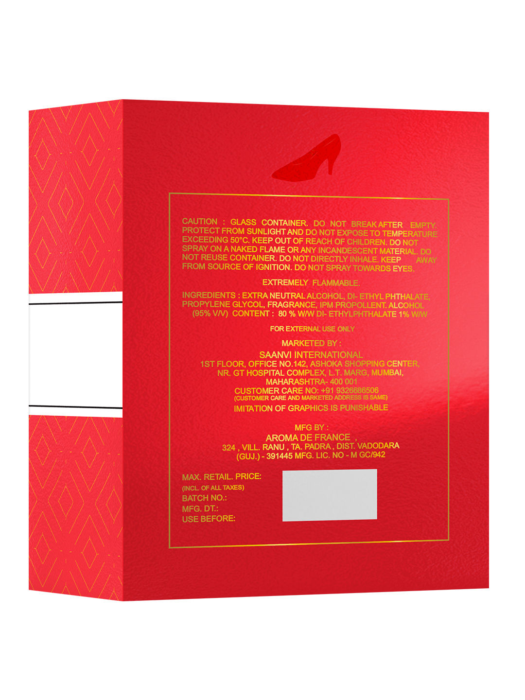 La French Hottie Girl Perfume For Women 85ml 2.8 Fl.oz. | Long-lasting And Sensuous Fragrance