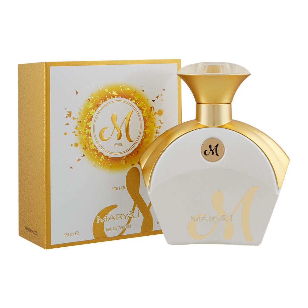 Ajmal Maryaj M White Eau De Parfum For Her 90ml 3 Fl.oz. | Long Lasting & Perfect Gift For Girlfriend