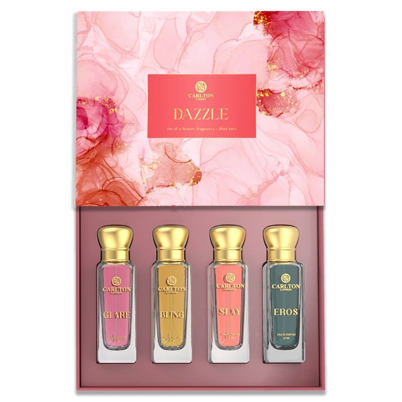 CARLTON LONDON PERFUME WOMEN DAZZLE GIFT SET OF 4 80ML 2.7 FL.OZ.