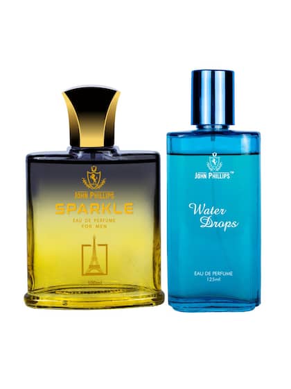 John Phillips Sparkle 100ml 3.4 Fl.oz. & Water Drops 125ml 4.2 Fl.oz. For Men Combo Of 2