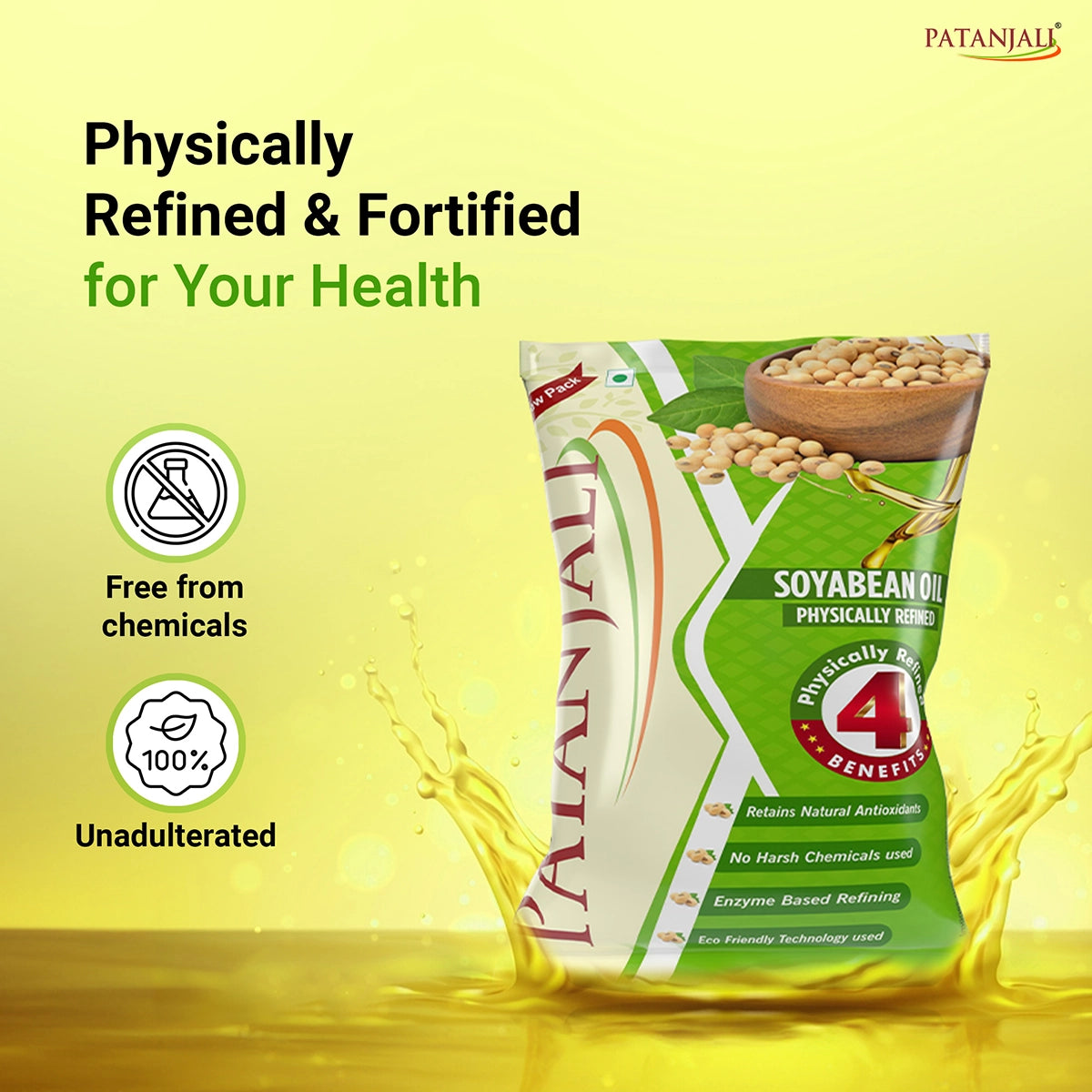 Patanjali Fortified Soyabean Oil (P) 1liter