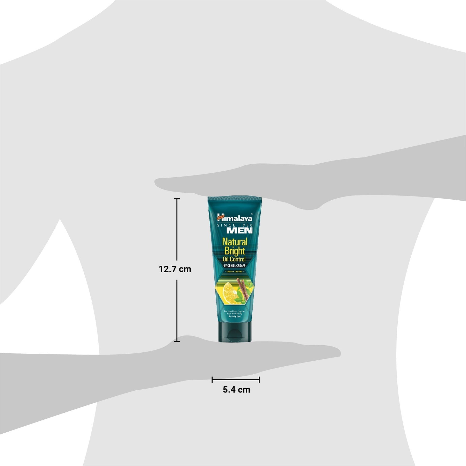 Himalaya Men Natural Bright Oil Control Face Gel Cream, For An Oil-Free, Brighter Look All Day Long | 50gm