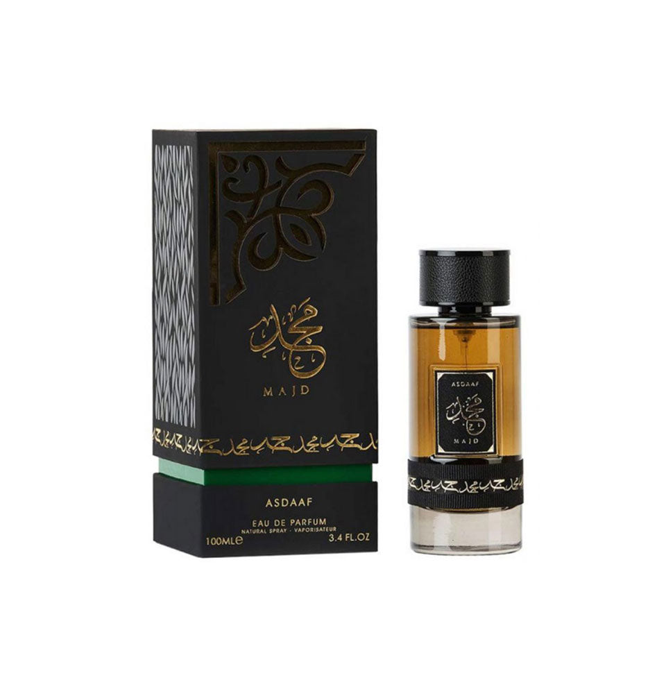 Asdaaf Majd Eau De Parfum 100ml 3.4 Fl.oz. Unisex Fragrance | Long Lasting | Party Wear