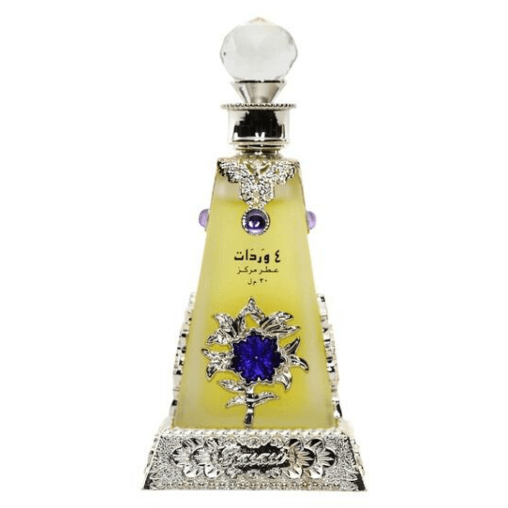 Rasasi Arba Wardat Concentrated Perfume 30ml 1.0 Fl.oz. Unisex Luxury Fragrance | Long Lasting