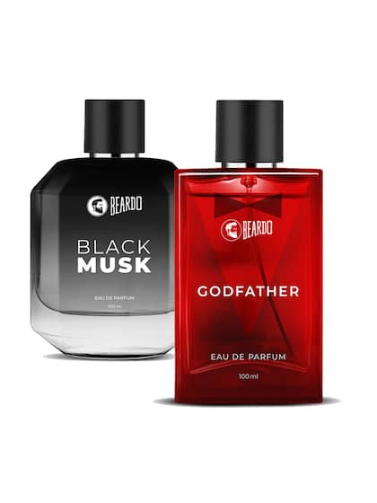 Beardo Godfather & Black Musk Eau De Parfum 200ml 6.7 Fl.oz. Pack Of 2 | Best Suited For Officewar | Long Lasting Men Fragrance