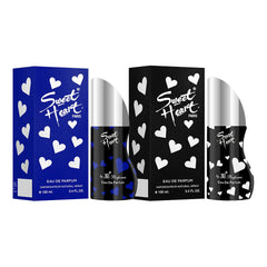 Sweet Heart Blue & Black Eau De Perfume 2pcs 200ml 6.7 Fl.oz.