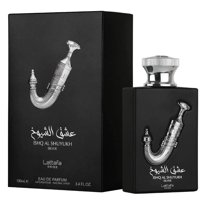 Lattafa Pride Ishq Al Shuyukh Silver Eau De Parfum 100ml 3.4 Fl.oz. For Men & Women