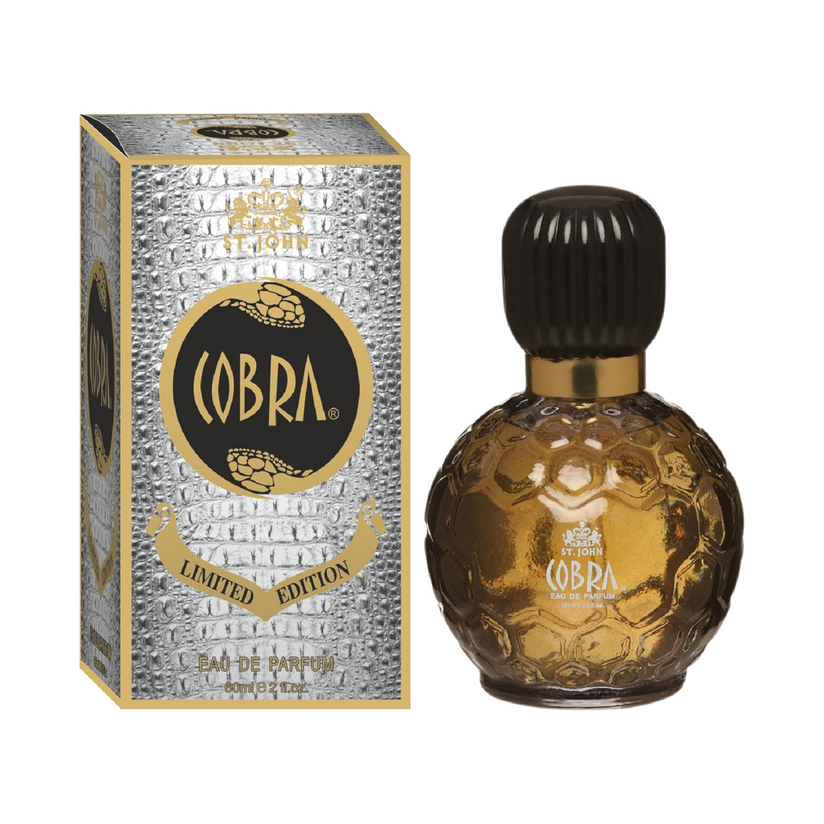 St. John Cobra Limited Edition Long Lasting Eau De Perfume 60ml | Long Lasting 2 fl.oz.