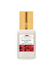 Menjewell Rose Garden Attar Perfume 5ml 0.1 Fl.oz. Unisex Fragrance | Alcohol Free