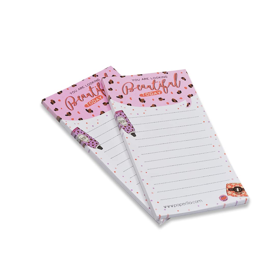 Collections Daily To Do List Notepad, Funny Tear Off Pad, Memo Pad For Shopping Lists | Set Of 4