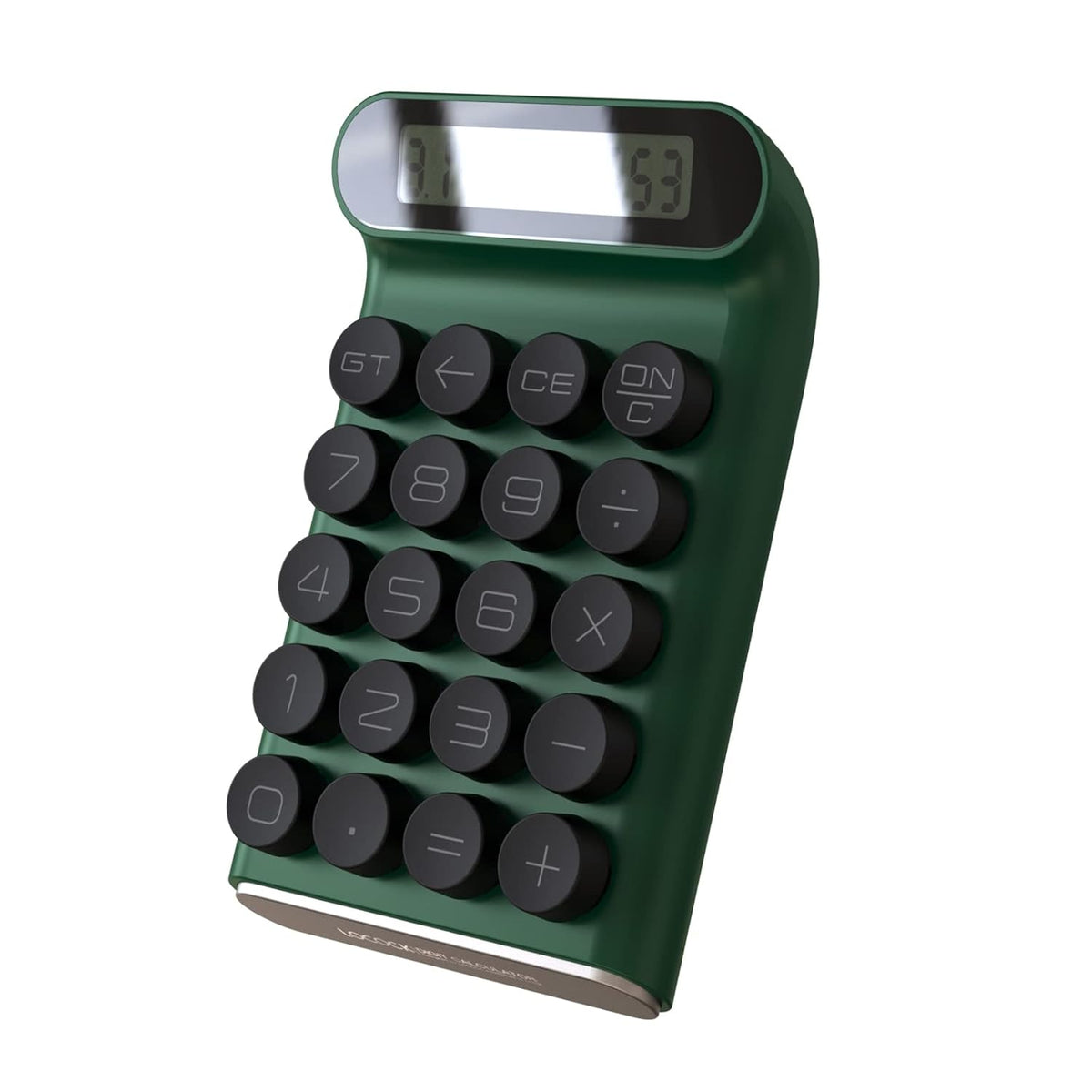 Mechanical Switch Calculator, Handheld For Daily And Basic Office,10 Digit Large LCD Display (Green) |