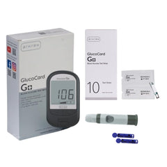 Arkray GlucoCard G+ Blood Glucose Monitor with 10 Strips 25 Lancets | Free Diet Consultation