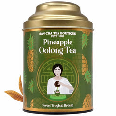 San-Cha Pineapple Oolong Tea - 50gm, 1.7 Ounce | Boost Metabolism Naturally & Aids Weight Management - Sweet Tropical Breeze Notes | Low Caffeine