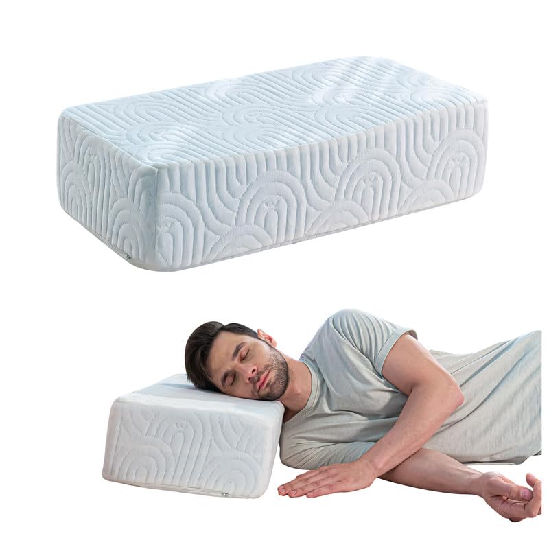 Memory Foam Pillow, Orthopedic Pillow For Sleeping, For Pain Relief, King Size - 24 L X 12 W X 5 H Inch | Rectangle Shape, Adjustable, Bed Pillow, Lap Pillow, Travel & Portable Pillow