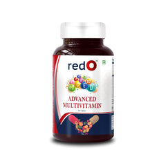 redO Advance Multivitamin For Men , Essential Mineral & Vitamin Blend For Immune Support | 30 Tablets , 50gm 0.1lbs
