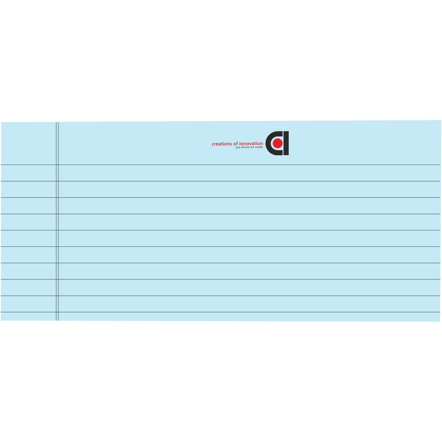Wide Ruled 5x 8 - Inch 50-Sheet Lined Writing Note Pad, For Everyday Use (Blue, Pink) Pack Of 12