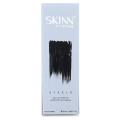 Skinn By Titan Steele Eau De Perfume For Men, 20ml 0.6 Fl.oz.| Long Lasting Fragrance