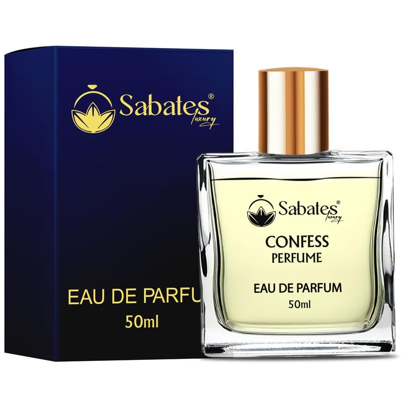 Sabates Confess Eau De Parfum 50ml 1.6 Fl.oz. |  Luxury Perfume For Men & Women