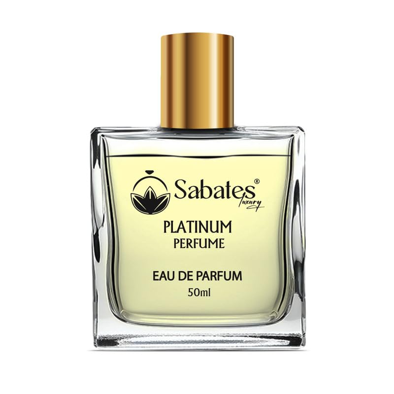 Sabates Platinum Eau De Parfum 50ml 1.6 Fl.oz. | Long Lasting , Luxury Unisex Frgrance