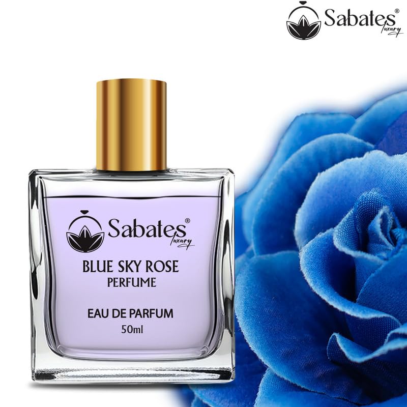 Sabates Blue Sky Eau De Parfum 50ml 1.6 Fl.oz. | Long Lasting Fresh Fragrance For Women