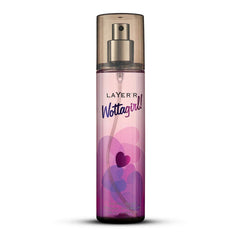 Layer'r Wottagirl Secret Crush + Amber Kiss Floral & Fragrant Body Splash Each 135ml 4.56 Fl.oz. | Combo Of 2