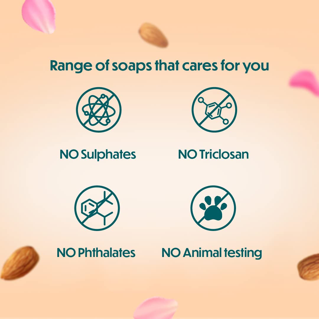 Himalaya Moisturizing Almond & Rose Soap, Antiseptic | 125gm