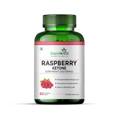 Simply Herbal 800 Mg Raspberry Ketone Fruit Extract For Weight Management Supplement Capsules With Raspberry For Promotes Healthy Weight Management Support | 60 Capsules 100gm 0.2lbs