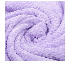 Linear Microfiber Bath Towel & Hand Towel 300 Gsm | Microfiber Bath Towels For Large Size For Men & Women (Purple)