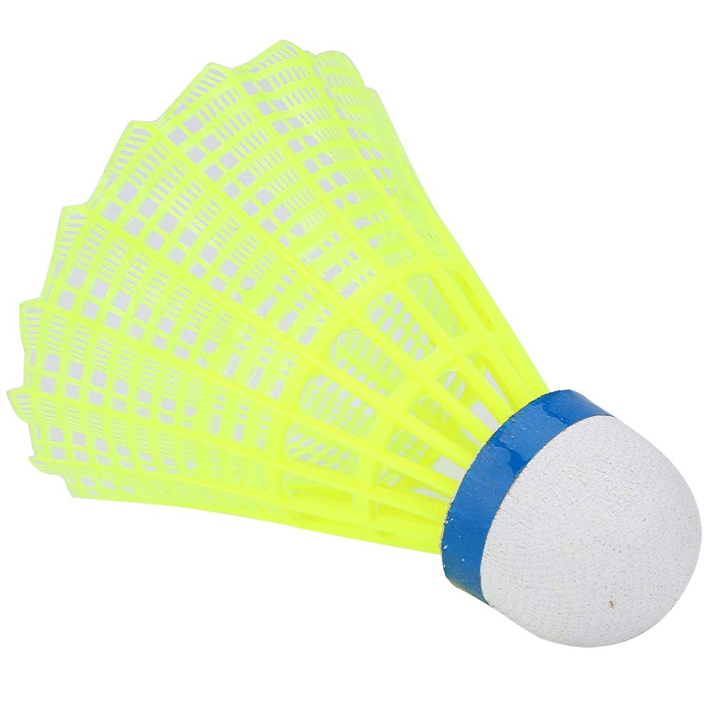 Sojare Badminton Nylon Shuttlecocks For Recreation Training | Green , Pack Of 6