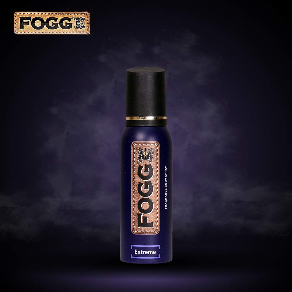 Fogg Extreme Fragrance Body Spray 120ml 4 Fl.oz. | Long Lasting No Gas Deodorant For Men