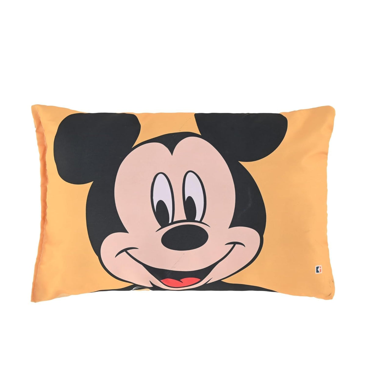 Kids Pillow, For Boys & Girls, Soft Pillow, Disney Mickey - Yellow - 12 X 18 Inch | Soft Microfiber Cushion & Pillow Filler For Sleeping Toddlers | Gentle Neck & Head Support For Comfort - Pack Of 1