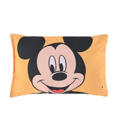 Kids Pillow, For Boys & Girls, Soft Pillow, Disney Mickey - Yellow - 12 X 18 Inch | Soft Microfiber Cushion & Pillow Filler For Sleeping Toddlers | Gentle Neck & Head Support For Comfort - Pack Of 1