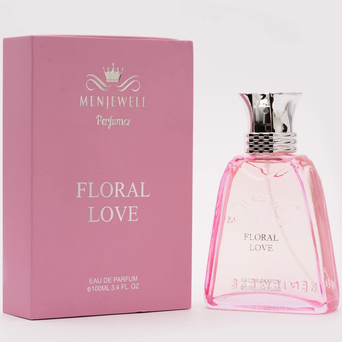 Menjewell Floral Love + Precious Woman Eau De Parfum 100ml 3.4 Fl.oz. Each Pack Of 2 | Women Fragrance