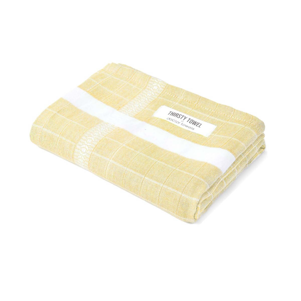 Thirsty Towel Cotton Bath Towel 400 Gsm | Super Soft & High Absorbency Towels, Quick Dry Bath Towels Large Size Pack Of 2 (Yellow & Blue)