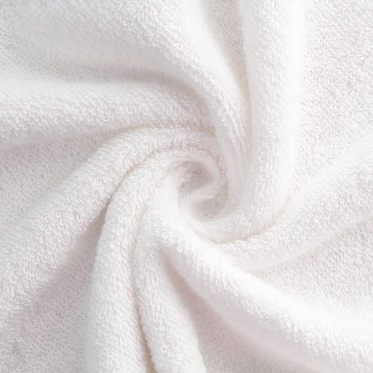 Mom Care Cotton Face Towel 1200 Gsm | Soft Reusable Napkins Good Water Absorbency Soft & Fluffy Cotton Towel (White) - 12 Pcs