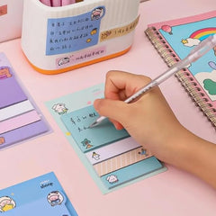 Sticky Note Pads Self Stick Notes Study School and organizing (Multicolor, Pack of 2)