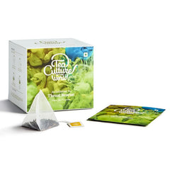 Tea Culture Of The World Throat Rescue Green Tea - 16 Tea Bags | Premium First Quality Green Teabags - Medium Caffeine