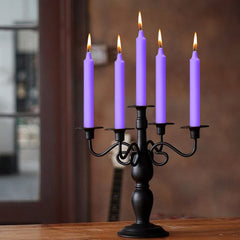 PURPLE ESPECIALLY MEANT HEALING, CHAKRAS, RITUAL CANDLE PACK OF 10 STICK CANDLES