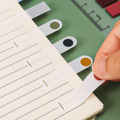 Doted Sticky Notes, Colorful Dotted Memo Stickers, Stationary Desk Accessories - 200 Pcs