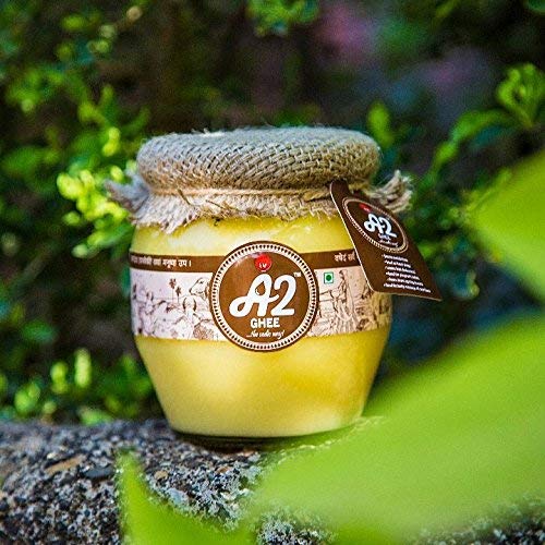100% Natural A2 Gir Desi Cow'S Ghee By Isha Vasyam | Rich In Vitamin A & Healthy Nutrients Desi Ghee Perfect For Body Joint Pain | 1 Litre (500ml * 2) 33.8 Ounce | Jar Pack