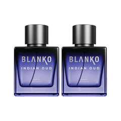 Blanko Indian Oud Time Lock Technology Parfum 100ml 3.4 Fl.oz. Each Pack Of 2 | Luxury Fragrance Gift Set For Husband, Father, Brother, Boyfriend