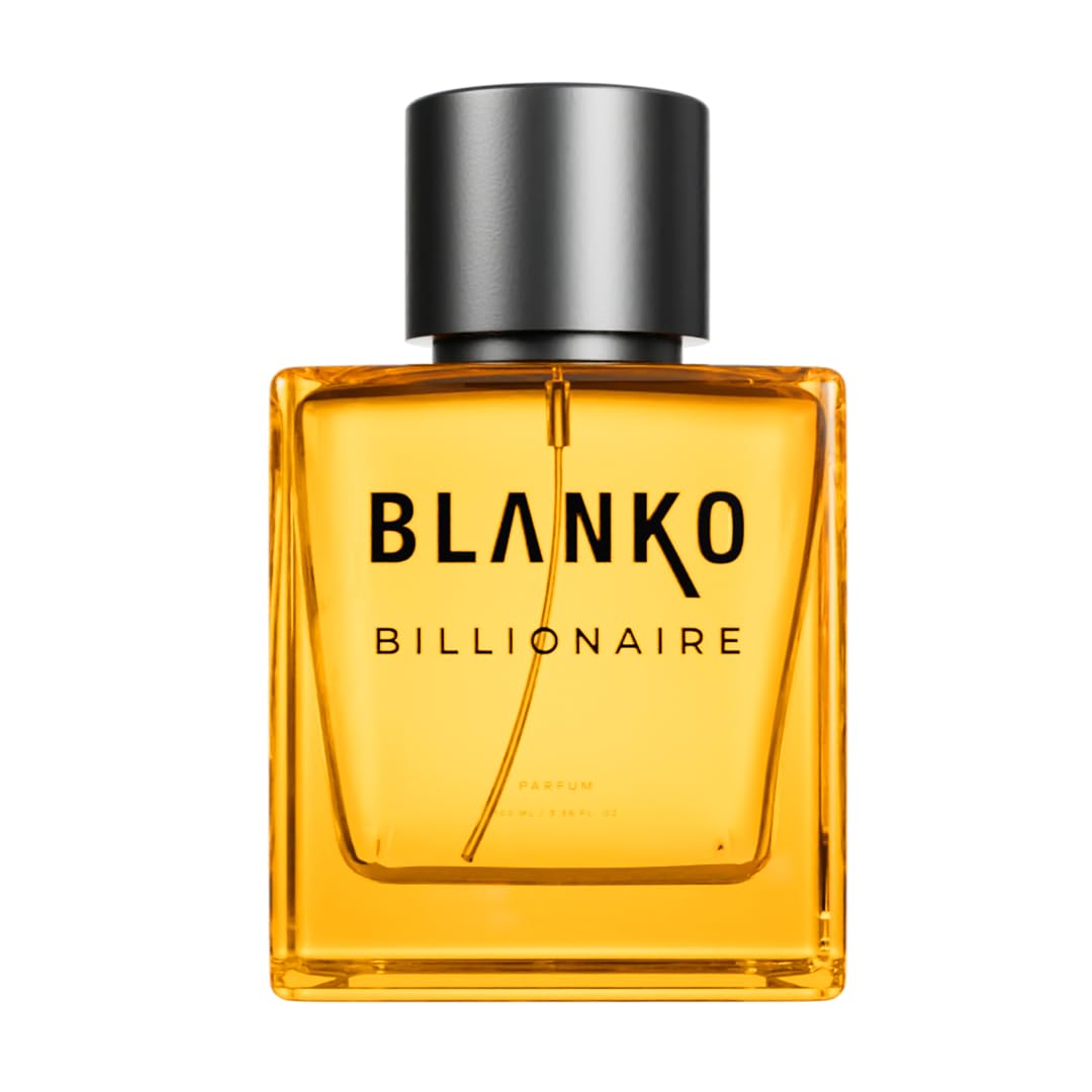 Blanko Billionaire Time Lock Technology Parfum 100ml 3.4 Fl.oz. | Luxury Perfume For Clubs, Concerts & Night | Longest Lasting Men's Perfume