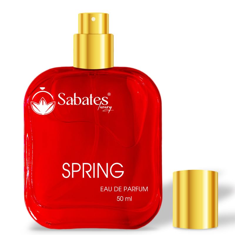 Sabates Spring Eau De Parfum 50ml 1.6 Fl.oz. | Affordable Luxury Fragrances For Women | 100% Liquid Perfume Without Gas